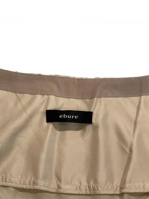 ebure（エブール）ebure (エブール) レーススカート ベージュ サイズ:36の古着・服飾アイテム