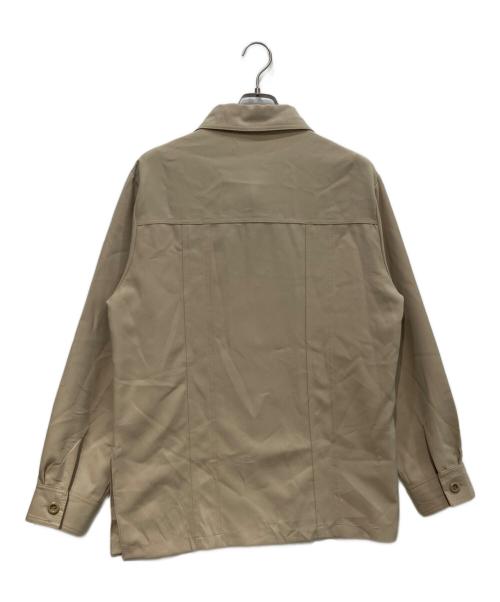 KINGS ROAD（キングスロード）KINGS ROAD (キングスロード) サファリシャツ　 70’S カーキ サイズ:Lの古着・服飾アイテム