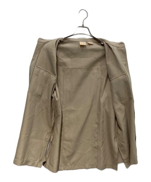 KINGS ROAD（キングスロード）KINGS ROAD (キングスロード) サファリシャツ　 70’S カーキ サイズ:Lの古着・服飾アイテム