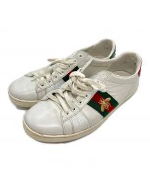 GUCCI（グッチ）の古着「エンブロイダリースニーカー」｜ホワイト