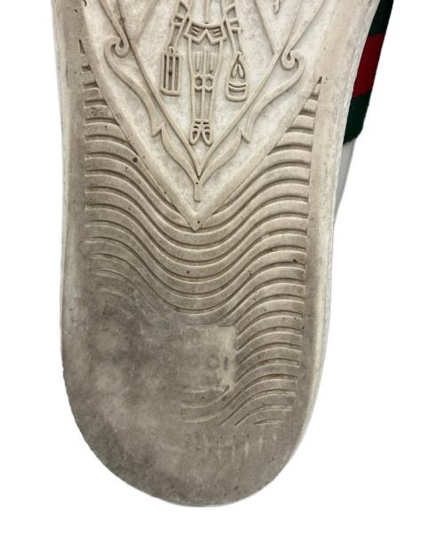 GUCCI（グッチ）GUCCI (グッチ) エンブロイダリースニーカー ホワイト サイズ:37 1/2の古着・服飾アイテム