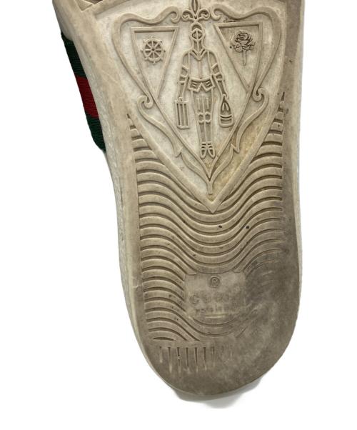 GUCCI（グッチ）GUCCI (グッチ) エンブロイダリースニーカー ホワイト サイズ:37 1/2の古着・服飾アイテム