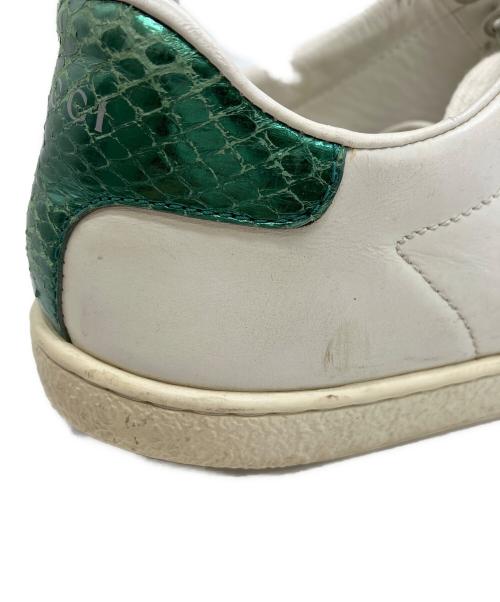 GUCCI（グッチ）GUCCI (グッチ) エンブロイダリースニーカー ホワイト サイズ:37 1/2の古着・服飾アイテム