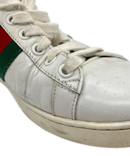 GUCCI（グッチ）GUCCI (グッチ) エンブロイダリースニーカー ホワイト サイズ:37 1/2の古着・服飾アイテム