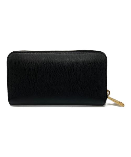 FENDI（フェンディ）FENDI (フェンディ) ジップラウンドウォレット ブラックの古着・服飾アイテム