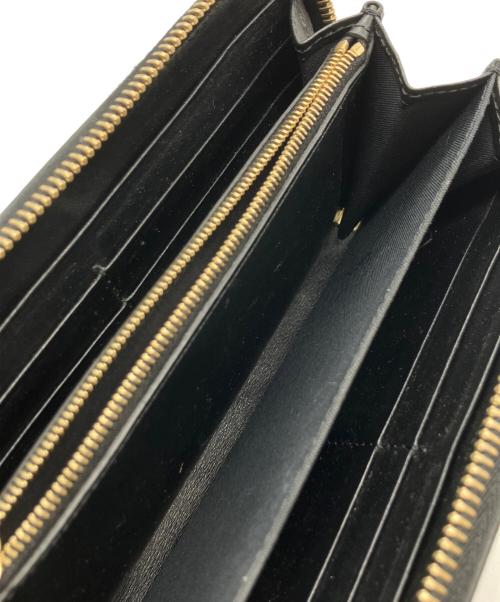 FENDI（フェンディ）FENDI (フェンディ) ジップラウンドウォレット ブラックの古着・服飾アイテム