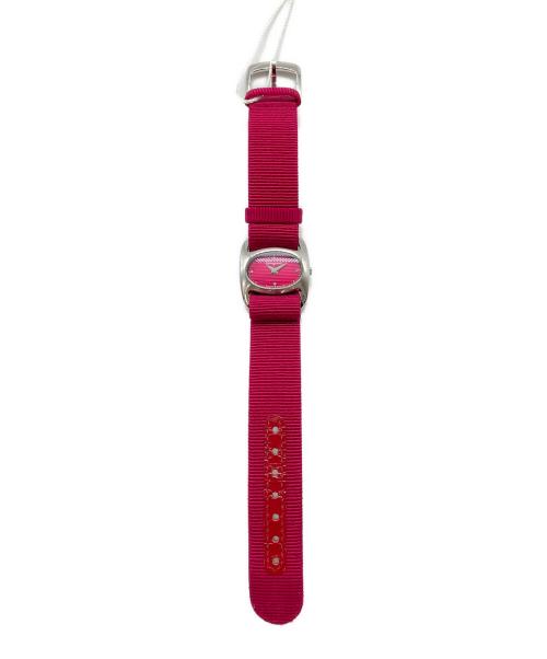 Salvatore Ferragamo（サルヴァトーレ フェラガモ）Salvatore Ferragamo (サルヴァトーレ フェラガモ) 腕時計 レッドの古着・服飾アイテム