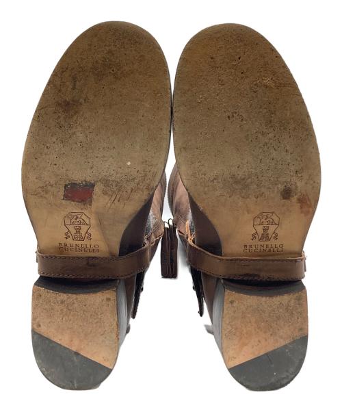 BRUNELLO CUCINELLI（ブルネロクチネリ）BRUNELLO CUCINELLI (ブルネロクチネリ) ロングブーツ ブラウン サイズ:36の古着・服飾アイテム