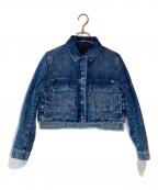 GIVENCHYジバンシィ）の古着「クロップドデニムジャケット」｜インディゴ