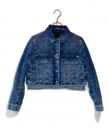 GIVENCHY（ジバンシィ）の古着「クロップドデニムジャケット」｜インディゴ