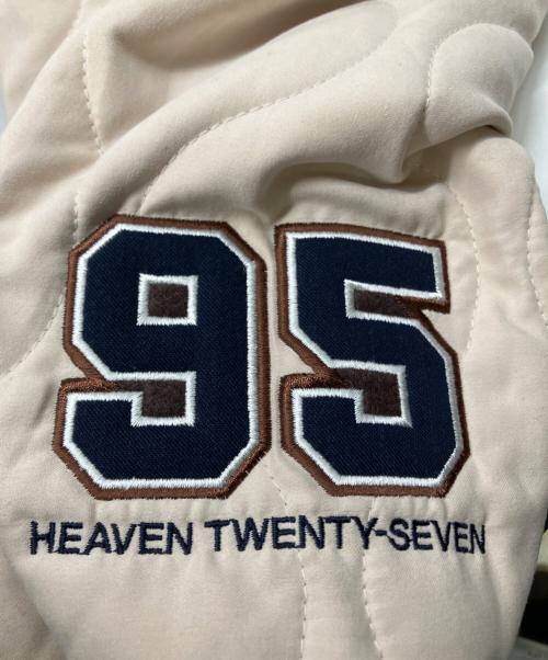 MILK FED.（ミルクフェド）MILK FED. (ミルクフェド) LOGO PATCH QUILTED JACKET ベージュ サイズ:Mの古着・服飾アイテム