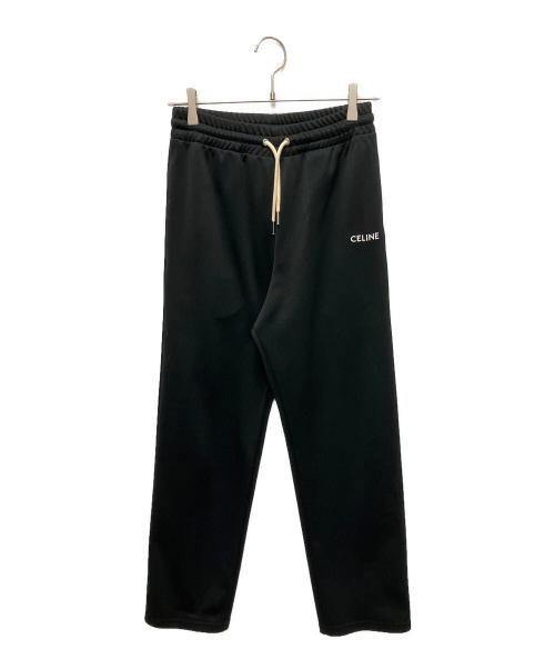 CELINE（セリーヌ）CELINE (セリーヌ) トラックパンツ ダブルフェイスジャージー ブラック サイズ:XSの古着・服飾アイテム