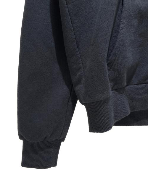 CELINE（セリーヌ）CELINE (セリーヌ) ロゴジップアップ ルーズフーディー 2Y28B670Q ブラック サイズ:XSの古着・服飾アイテム