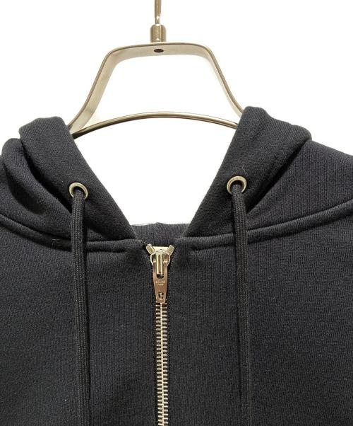 CELINE（セリーヌ）CELINE (セリーヌ) ロゴジップアップ ルーズフーディー 2Y28B670Q ブラック サイズ:XSの古着・服飾アイテム