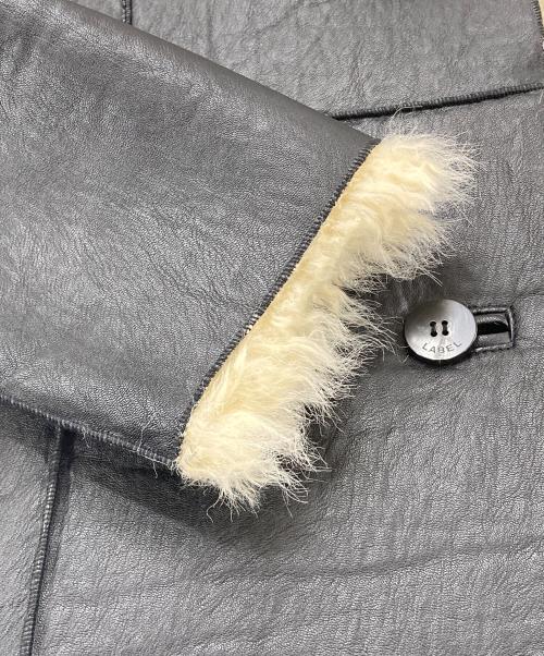 LABEL archive（ラベルアーカイブ）LABEL archive (ラベルアーカイブ) shearling long coat ブラック サイズ:サイズ表記無し 未使用品の古着・服飾アイテム