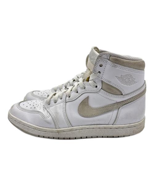 NIKE（ナイキ）NIKE (ナイキ) AIR JORDAN1 ホワイト サイズ:24.5cmの古着・服飾アイテム