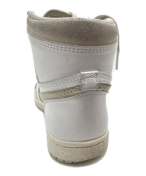 NIKE（ナイキ）NIKE (ナイキ) AIR JORDAN1 ホワイト サイズ:24.5cmの古着・服飾アイテム
