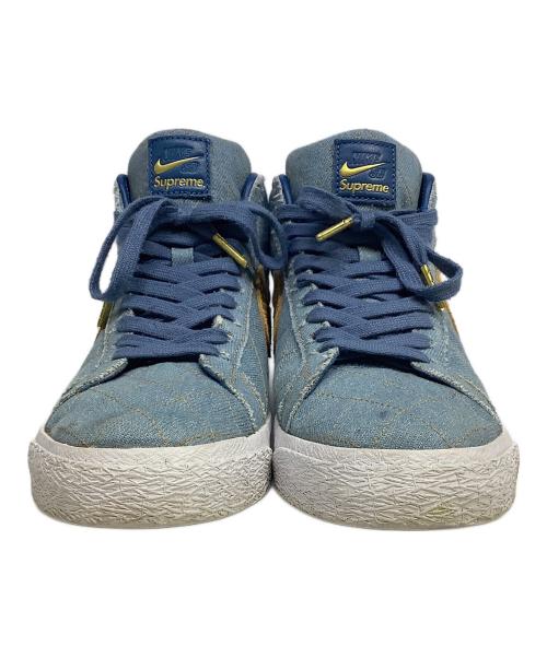 NIKE（ナイキ）NIKE (ナイキ) Supreme (シュプリーム) SB Blazer Mid ブルー サイズ:24cmの古着・服飾アイテム