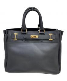 SITA PARANTICA（シータパランティカ）の古着「レザートートバッグ」｜ブラック