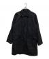 CONFECT（コンフェクト）の古着「硫化染めリネンブレンドステンカラーコート」｜ブラック