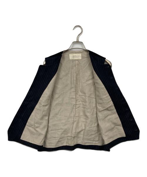 confect（コンフェクト）CONFECT (コンフェクト) クルーネックウールベスト ネイビー サイズ:4の古着・服飾アイテム