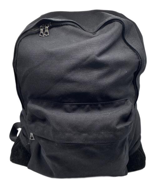 COMOLI（コモリ）COMOLI (コモリ) ナイロンスエードデイパック　J03-07003 ブラックの古着・服飾アイテム