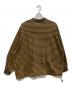 is-ness (イズネス) BALLOON STRIPES LONG SLEEVE T SHIRT ベージュ×ブラウン サイズ:M：6000円