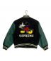 SUPREME (シュプリーム) NUMBER (N)INE (ナンバーナイン) DISNEY (ディズニー) Mickey Varsity Jacket ブラック×グリーン サイズ:M：140000円