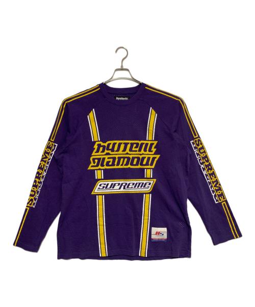 SUPREME（シュプリーム）SUPREME (シュプリーム) Hysteric Glamour (ヒステリックグラマー) HYSTERIC GLAMOUR L/S Top パープル サイズ:Lの古着・服飾アイテム