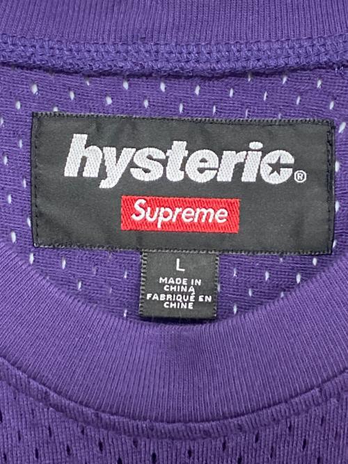 SUPREME（シュプリーム）SUPREME (シュプリーム) Hysteric Glamour (ヒステリックグラマー) HYSTERIC GLAMOUR L/S Top パープル サイズ:Lの古着・服飾アイテム