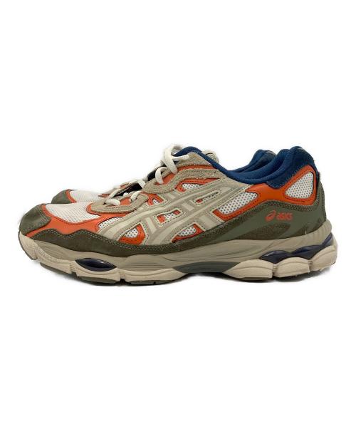 asics（アシックス）asics (アシックス) スニーカー アイボリー×オレンジ サイズ:US11の古着・服飾アイテム