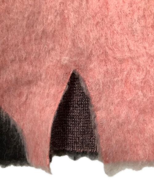 Knuth Marf（クヌースマーフ）Knuth Marf (クヌースマーフ) accent knit pullove ピンク サイズ:Fの古着・服飾アイテム