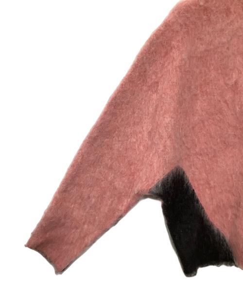 Knuth Marf（クヌースマーフ）Knuth Marf (クヌースマーフ) accent knit pullove ピンク サイズ:Fの古着・服飾アイテム