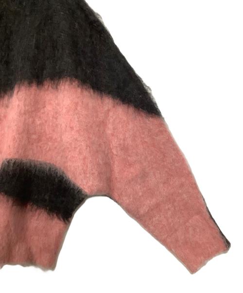 Knuth Marf（クヌースマーフ）Knuth Marf (クヌースマーフ) accent knit pullove ピンク サイズ:Fの古着・服飾アイテム