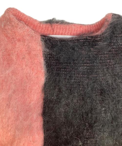 Knuth Marf（クヌースマーフ）Knuth Marf (クヌースマーフ) accent knit pullove ピンク サイズ:Fの古着・服飾アイテム