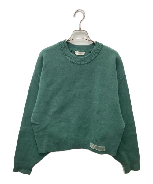 Knuth Marf（クヌースマーフ）Knuth Marf (クヌースマーフ) silicon label crew neck knit グリーン サイズ:Sの古着・服飾アイテム