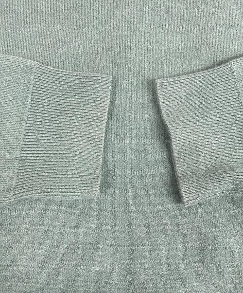 Knuth Marf（クヌースマーフ）Knuth Marf (クヌースマーフ) silicon label crew neck knit グリーン サイズ:Sの古着・服飾アイテム