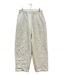 stussy（ステューシー）の古着「RALPHIE BIG CRINKLE PANT」｜アイボリー