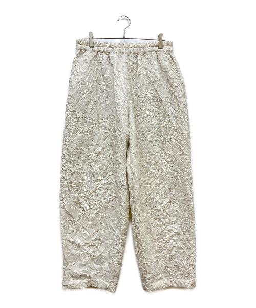 stussy（ステューシー）stussy (ステューシー) RALPHIE BIG CRINKLE PANT アイボリー サイズ:SIZE Lの古着・服飾アイテム