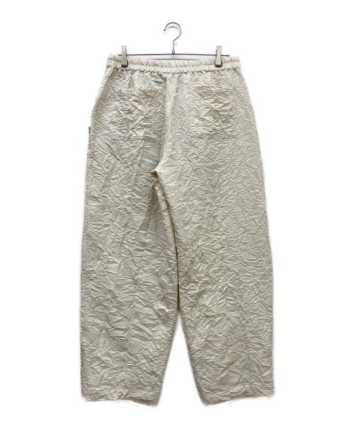stussy（ステューシー）stussy (ステューシー) RALPHIE BIG CRINKLE PANT アイボリー サイズ:SIZE Lの古着・服飾アイテム