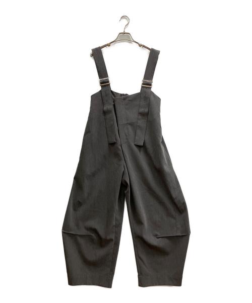 OMMO（オーエムエムオー）OMMO (オーエムエムオー) コクーンサロペット グレー サイズ:Freeの古着・服飾アイテム