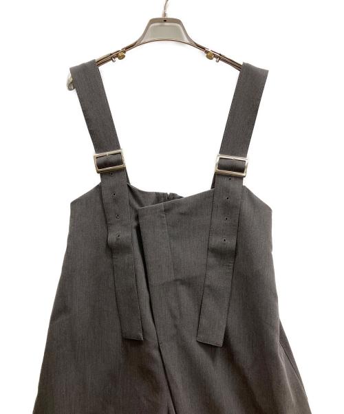 OMMO（オーエムエムオー）OMMO (オーエムエムオー) コクーンサロペット グレー サイズ:Freeの古着・服飾アイテム