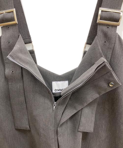 OMMO（オーエムエムオー）OMMO (オーエムエムオー) コクーンサロペット グレー サイズ:Freeの古着・服飾アイテム