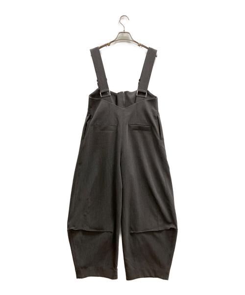 OMMO（オーエムエムオー）OMMO (オーエムエムオー) コクーンサロペット グレー サイズ:Freeの古着・服飾アイテム