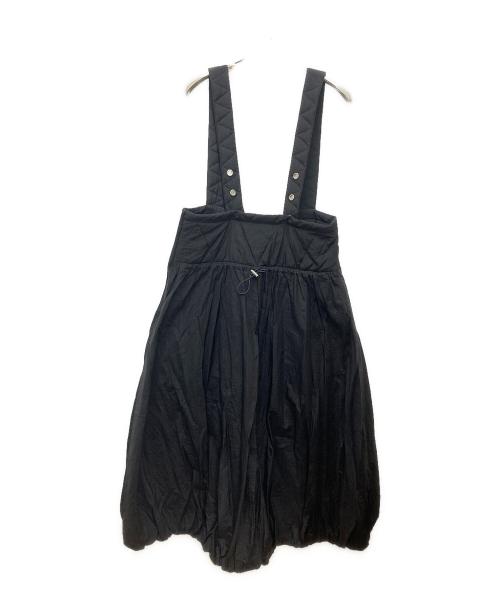 OMMO（オーエムエムオー）OMMO (オーエムエムオー) キルティングバルーンワンピース ブラック サイズ:38の古着・服飾アイテム