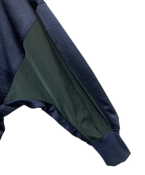 UN3D.（アンスリード）UN3D. (アンスリード) SATIN COMBI MIDDLE BZ ネイビー×グリーン サイズ:FREEの古着・服飾アイテム