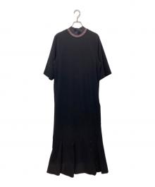 TOGA（トーガ）の古着「Code pique jersey dress」｜ブラック