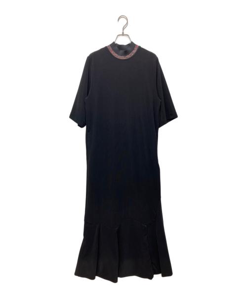 TOGA（トーガ）TOGA (トーガ) Code pique jersey dress ブラック サイズ:M 未使用品の古着・服飾アイテム