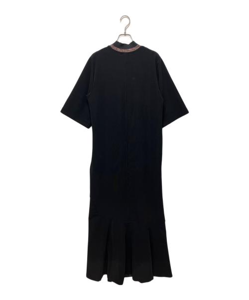 TOGA（トーガ）TOGA (トーガ) Code pique jersey dress ブラック サイズ:M 未使用品の古着・服飾アイテム