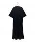 TOGA (トーガ) Code pique jersey dress ブラック サイズ:M 未使用品：20000円